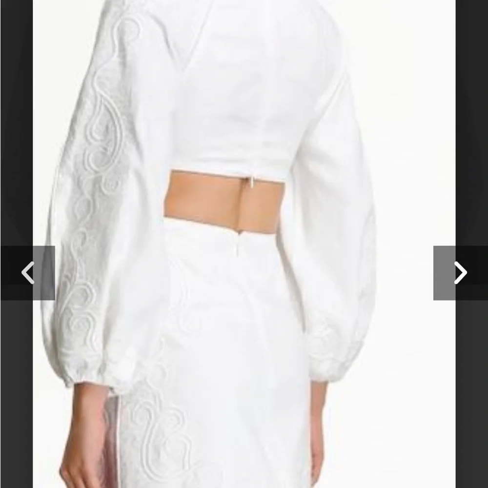 Zimmermann Bonita Corded Linen Dress - Picture 4 of 8
